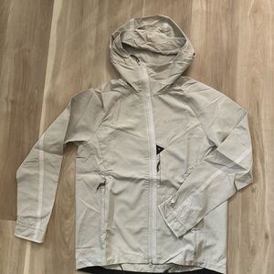 Light Gray Hooded Jacket
